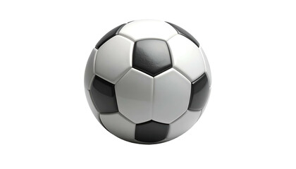 Classic Black and White Soccer Ball.