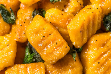 Healthy Homemade Italian Pumpkin Gnocchi Pasta