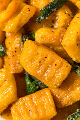 Healthy Homemade Italian Pumpkin Gnocchi Pasta