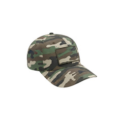 Camo Hat on Transparent Background