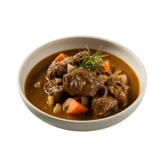 Hearty beef stew with vegetables