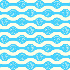 Baby Clothes Vector Seamless Pattern