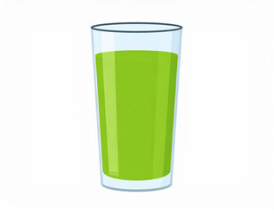 Generative AI
グラスに注がれた青汁のシンプルなベクターイラスト素材
