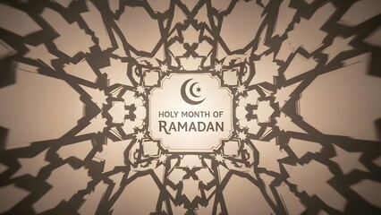 Holy Month of Ramadan Mubarak Celebration Poster for Spiritual Reflection and Fasting