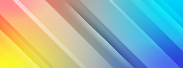Obraz premium Professional background with sleek diagonal lines transitioning from warm orange to cool blue tones