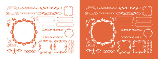 Valentine&rsquo;s Day Romantic Frame & Border Collection