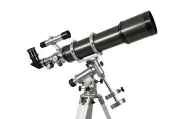 Professional Astronomical Telescope on Tripod for Stargazing and Space Exploration