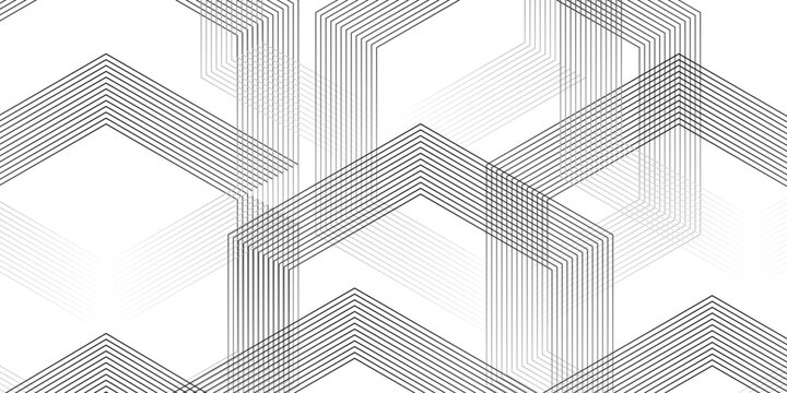 Abstract slash thin diagonal fabric parallel stripe black and white transparent line background. stripe diagonal line geometric white pattern technology textile background.