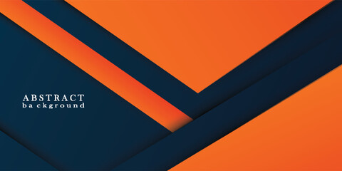 A modern, geometric abstract background featuring a dark blue and orange square theme. design modern. simple background.