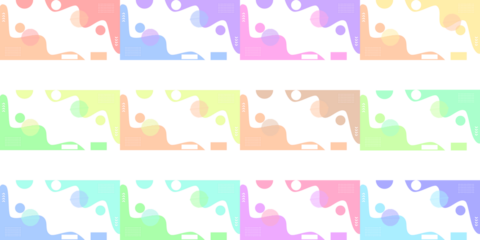 Abstract geometric shapes in pastel gradient colors, fluid blobs and circles for modern web design background, banners, and presentations.