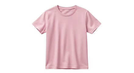 pink t shirt isolated on white