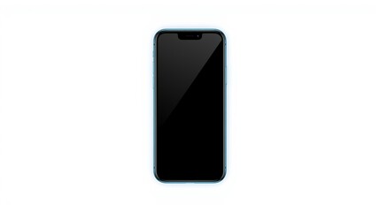 Naklejka premium Modern smartphone with dark screen