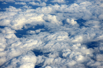 雲海　上空の雲
