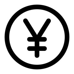Obraz premium japanese yen symbol