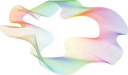 3d render of an abstract colorful rainbow star illustration with smoke waves and swirl patterns on a decorative light green and pink backdrop design