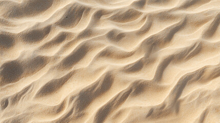 Obraz premium Rugged and detailed texture of golden sand dunes in sunlight