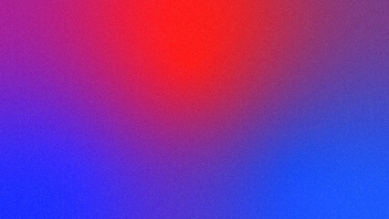 Vibrant red blue gradient, soft violet transition, grainy noise texture, dynamic color blend backdrop