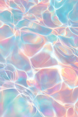 Fototapeta premium ※最初の7〜10個が検索結果を左右するため、最も需要の高い「用途」と「質感」を優先しています。背景, 背景素材, 水, 水面, 抽象, テクスチャ, 波紋, 流体, ホログラム, イリデッセンス, オーロラ, パステルカラー, 液体, 幻想的, 綺麗, 光, 反射, 輝き, グラデーション, 化粧品, スキンケア, ウェルネス, 美容, ブランディング, モダン, デジタルアート, 壁紙, 広