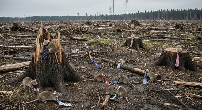 the dead tree