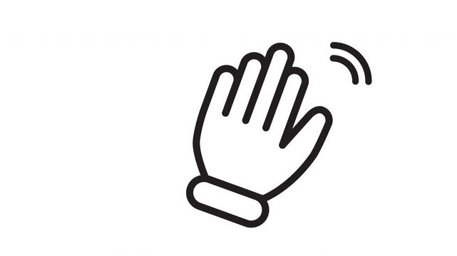 Hand Swing Animation Icon