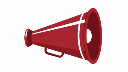 Vintage megaphone, announcement, communication, retro, sound, attention, old, red