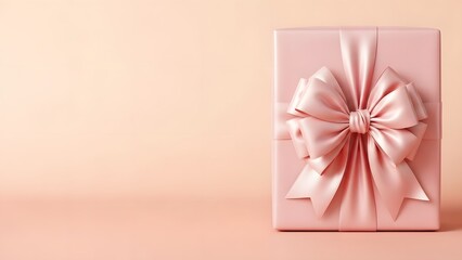 Happy mother's day gift ideas beautifully wrapped pink present