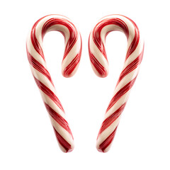 candy canes with red and white stripes