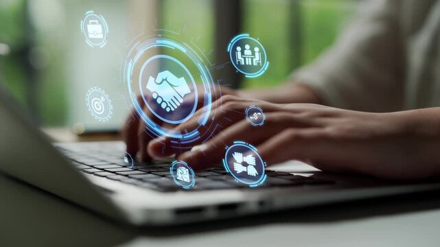 B2B strategy and technology transforming business-to-business operations, optimizing communication, and enhancing market efficiency with digital B2B tools and innovation. Funnel