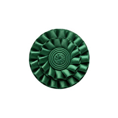 Green rosette on Transparent Background