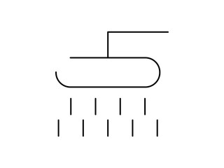 Bathroom Sign Icon｜暮らしになじむシンプルバスルームアイコン