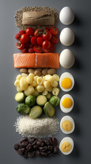 Healthy balanced food ingredients