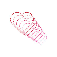 Modern Love Heart Line Design