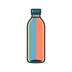 vector illustration of a bottle