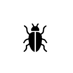Black beetle icon