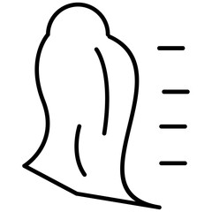 Coastal Road Icon Vector Element