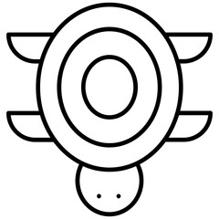 Turtle Icon Vector Element