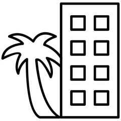Resort Icon Vector Element