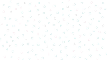 図形のシンプルな背景イラスト