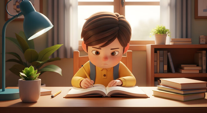 Cozy Home Study Environment