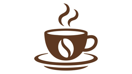 Obraz premium Steaming coffee cup