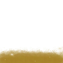 Gold splatter border