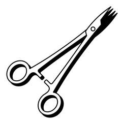 Needle holder medical instrument used by surgeons for various surgical procedures and operations