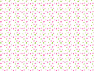 春の可愛らしい水玉模様2