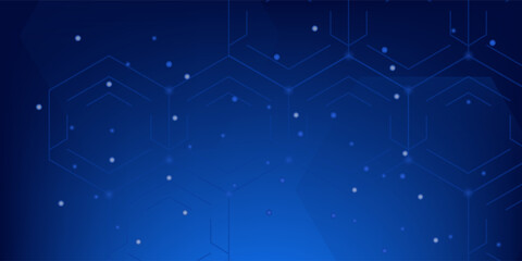 Fototapeta premium Abstract dot white blue pattern gradient texture technology background.eps10