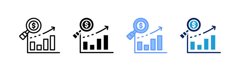 forecast icon set multiple style collection