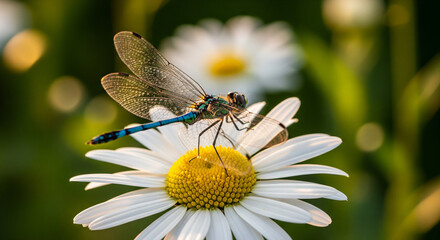 dragonfly on a flower
