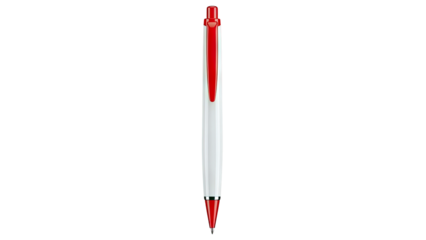 White and Red Ballpoint Pen