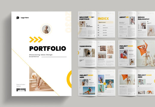 Minimal Portfolio Template Design