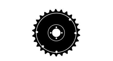 gears on white background