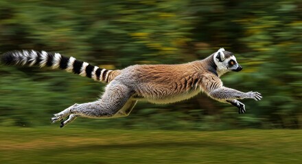 Obraz premium animal on the running action pose